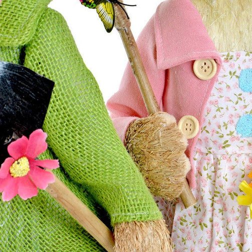 Decorative Figure Dekodonia Polyester Fibre Rabbit (27 x 21 x 62 cm) Dekodonia