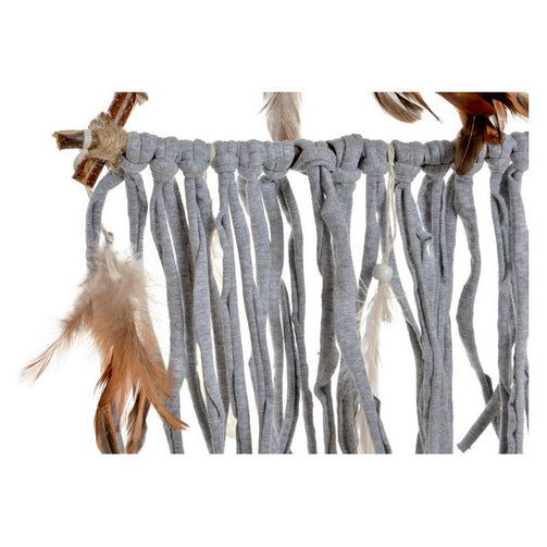 Dream Catcher Dekodonia Polyester Wood Feathers (32 x 2 x 63 cm) Dekodonia