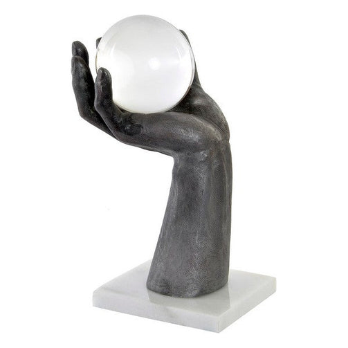 Decorative Figure Dekodonia Hand Resin Crystal Marble (15 x 20 x 31 cm) Dekodonia