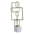 Decorative Figure Dekodonia Metal Marble (16 x 15 x 44 cm) Dekodonia