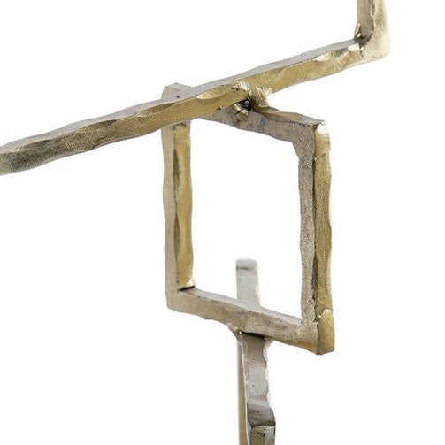 Decorative Figure Dekodonia Metal Marble (16 x 15 x 44 cm) Dekodonia