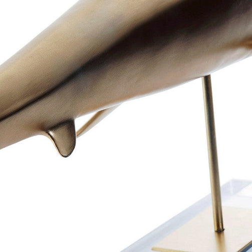 Decorative Figure Dekodonia Acrylic Metal Resin Shark (79 x 12 x 32 cm) Dekodonia