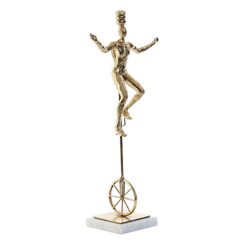 Decorative Figure Dekodonia Metal Resin Marble (17 x 10 x 42 cm) Dekodonia