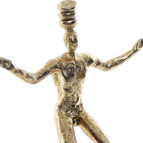 Decorative Figure Dekodonia Metal Resin Marble (17 x 10 x 42 cm) Dekodonia