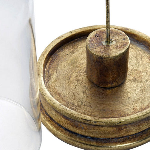 Decorative Figure Dekodonia Metal Resin Crystal (12 x 12 x 21 cm) Dekodonia