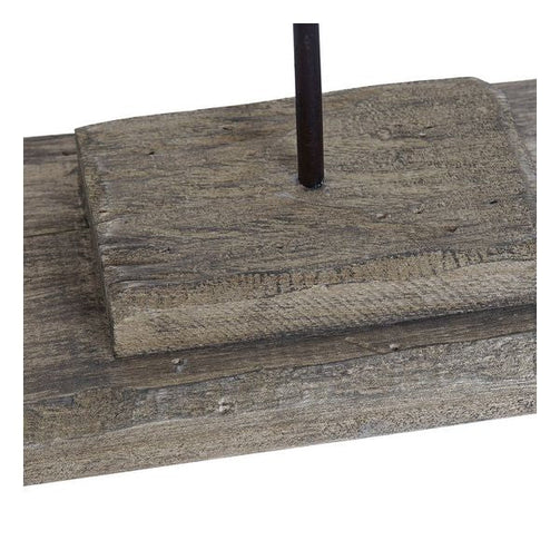 Decorative Figure Dekodonia Fish Wood Metal (53 x 12 x 46 cm) Dekodonia