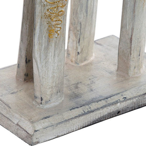 Decorative Figure Dekodonia Zebra Bamboo (17 x 10 x 81 cm) Dekodonia