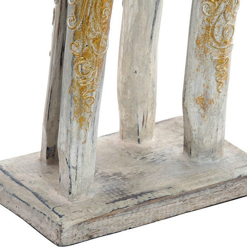 Decorative Figure Dekodonia Zebra Bamboo (15 x 9 x 61 cm) Dekodonia