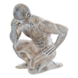 Decorative Figure Dekodonia Resin Stone Men (26 x 21 x 29 cm) Dekodonia