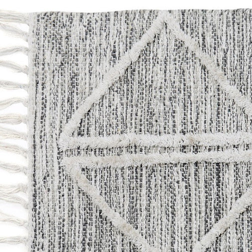 Carpet Dekodonia Grey Cotton (170 x 230 cm) Dekodonia