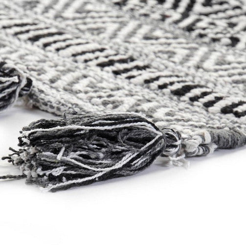 Carpet Dekodonia Black Cotton Colonial (230 x 160 cm) Dekodonia