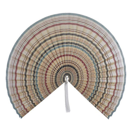 Wall Decoration Dekodonia Bamboo Oriental Fan Dekodonia