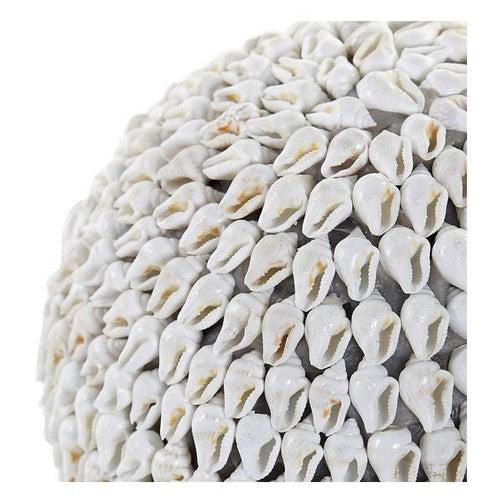 Decorative bauble Dekodonia Shells Natural (12 x 12 x 12 cm) Dekodonia