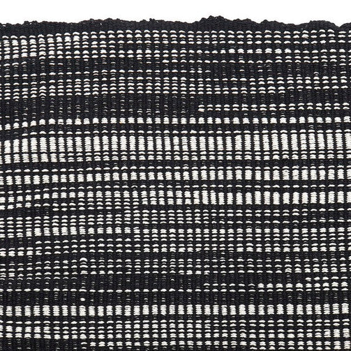 Carpet Dekodonia Black Cotton (230 x 160 cm) Dekodonia