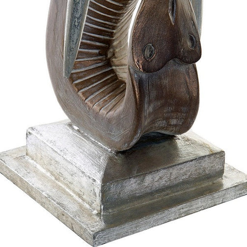 Decorative Figure Dekodonia Bamboo Elephant (46 x 20 x 57 cm) Dekodonia