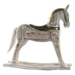 Decorative Figure Dekodonia Horse Brass Mango wood (61 x 10 x 58 cm) Dekodonia