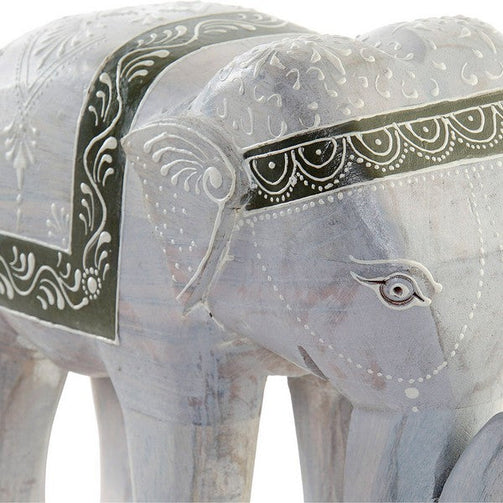 Decorative Figure Dekodonia Mango wood Elephant (28 x 10 x 21 cm) Dekodonia