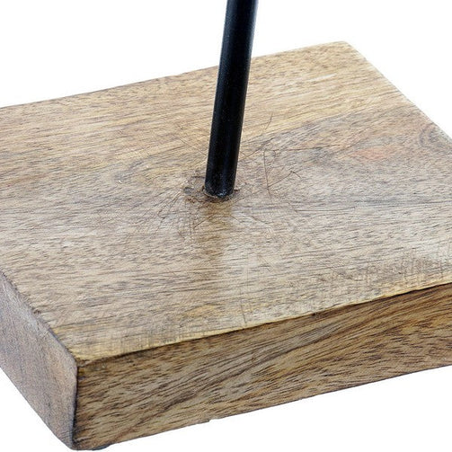 Decorative Figure Dekodonia Horse Mango wood Natural (42 x 12 x 54 cm) Dekodonia