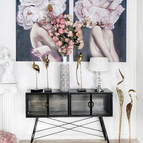 Decorative Figure Dekodonia Aluminium (15 x 15 x 85 cm) Dekodonia