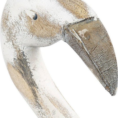 Decorative Figure Dekodonia Metal Mango wood Flamenco (33 x 14 x 100 cm) Dekodonia