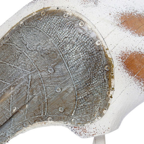 Decorative Figure Dekodonia Metal Mango wood Flamenco (33 x 14 x 100 cm) Dekodonia