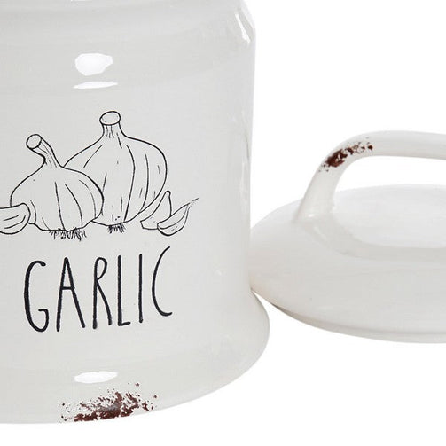 Tin Dekodonia Garlic White (16 x 19 cm) Dekodonia