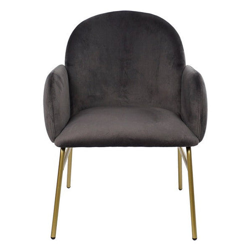 Armchair Dekodonia Grey Polyester Metal Polyester (73 x 63 x 82 cm) Dekodonia