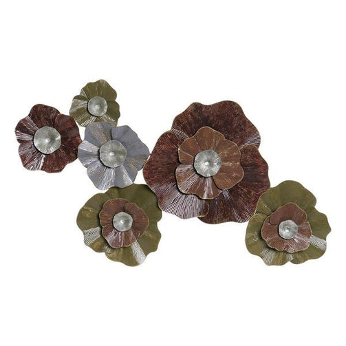 Wall Decoration Dekodonia Metal Flowers Dekodonia