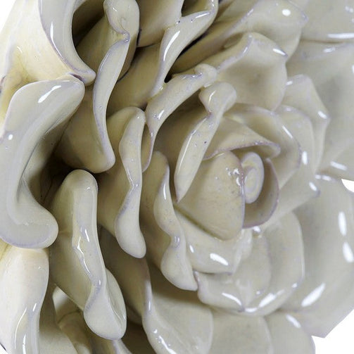 Wall Decoration Dekodonia Flower terracotta (2 pcs) (20 x 4 x 20 cm) Dekodonia