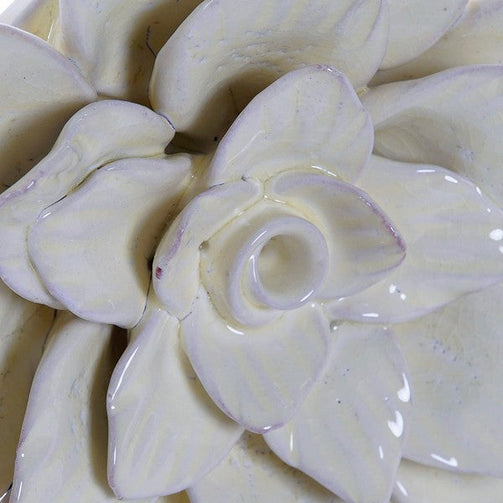 Wall Decoration Dekodonia Flower terracotta (2 pcs) (17 x 5 x 17 cm) Dekodonia