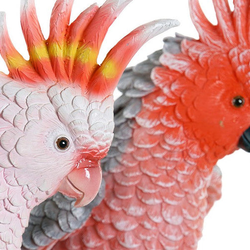 Decorative Figure Dekodonia Bird Resin (2 pcs) (18 x 11 x 36 cm) Dekodonia