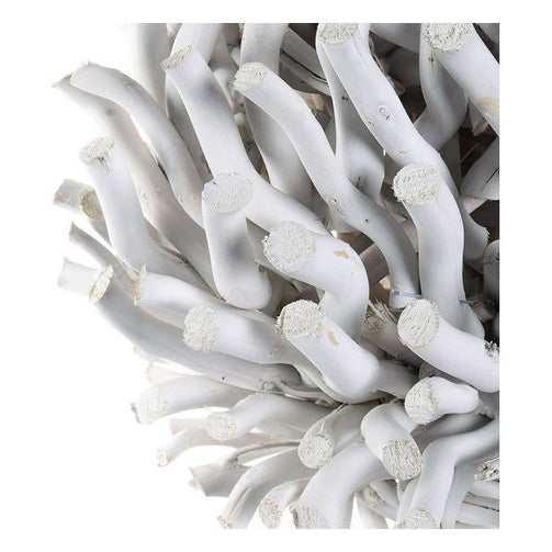 Decoration Dekodonia Tree Circular White Wood Dekodonia