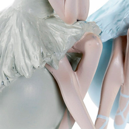 Sculpture Dekodonia Ballet Dancer Resin (2 pcs) (9 x 14 x 16 cm) Dekodonia