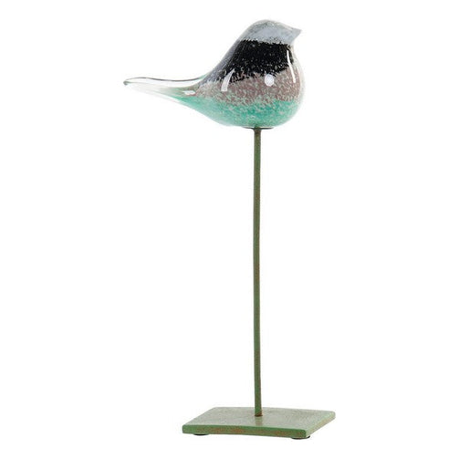 Decorative Figure Dekodonia Bird Metal Crystal (15 x 7 x 32 cm) Dekodonia