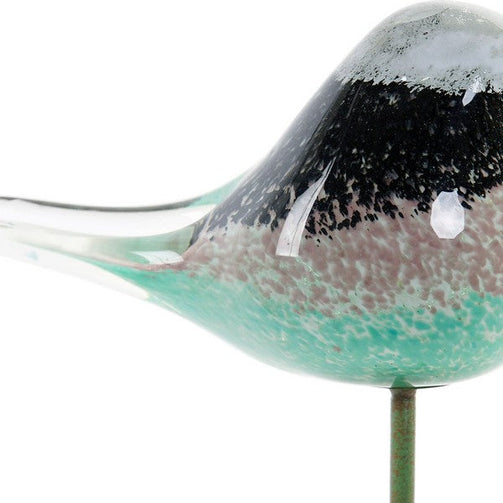 Decorative Figure Dekodonia Bird Metal Crystal (15 x 7 x 32 cm) Dekodonia