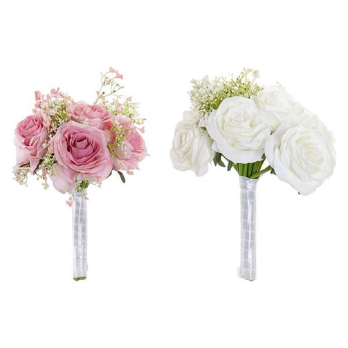 Bouquets Dekodonia PVC Plastic With fabric Roses (2 pcs) Dekodonia