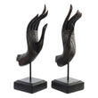 Decorative Figure Dekodonia Wood Resin Oriental (2 pcs) Dekodonia