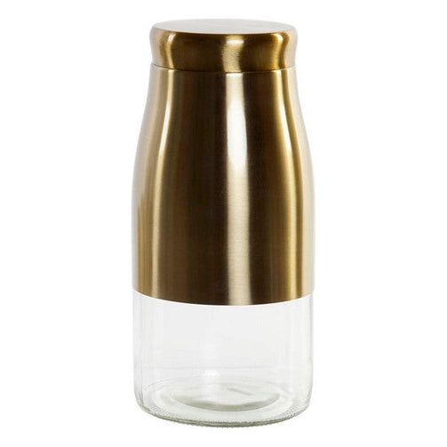 Glass Jar Dekodonia Golden (1,6 L) Dekodonia