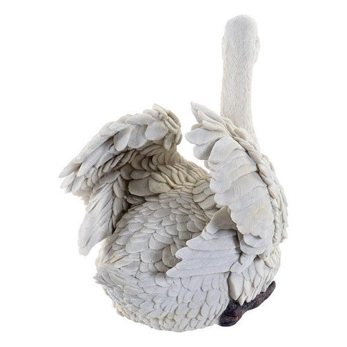 Sculpture Dekodonia Swan White Resin (41 x 24 x 31 cm) Dekodonia