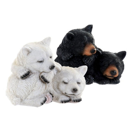 Sculpture Dekodonia Bear Resin (2 pcs) (14 x 14 x 11 cm) Dekodonia
