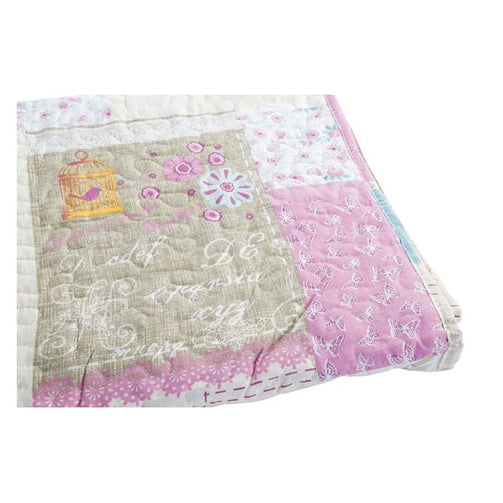 Bedspread (quilt) Dekodonia Polyester Cotton Patchwork (285 gsm) (240 x 260 cm) Dekodonia
