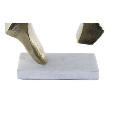 Decorative Figure Dekodonia Aluminium Stone Ox (19 x 25 x 29 cm) Dekodonia