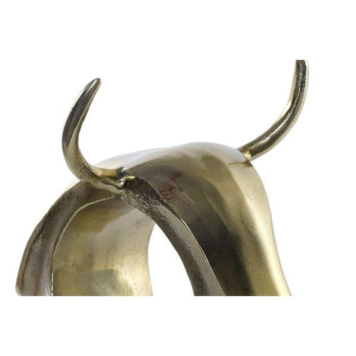 Decorative Figure Dekodonia Aluminium Stone Ox (19 x 25 x 29 cm) Dekodonia