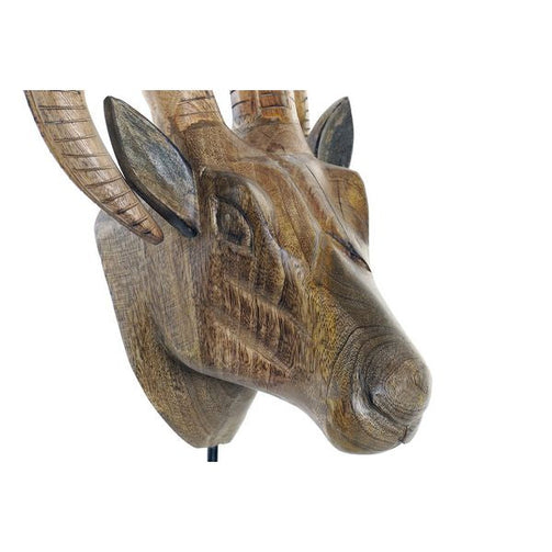 Decorative Figure Dekodonia Animal Metal Mango wood (22 x 23 x 49 cm) Dekodonia