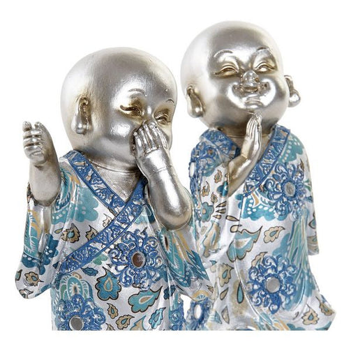 Decorative Figure Dekodonia Resin Monk (2 pcs) (8 x 7 x 13 cm) Dekodonia