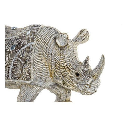 Decorative Figure Dekodonia Resin Rhinoceros (30 x 9 x 15 cm) Dekodonia