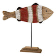 Decorative Figure Dekodonia Wood Metal Fish (59 x 12 x 57 cm) Dekodonia