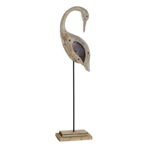 Decorative Figure Dekodonia Bird Wood Metal (20 x 13 x 78 cm) Dekodonia