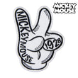 Patch Mickey Mouse White Polyester Mickey Mouse