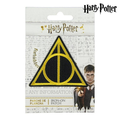 Patch Harry Potter Yellow Black Polyester Harry Potter